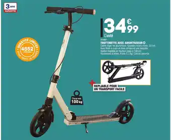 ALDI Trottinette avec amortisseur offre