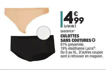 ALDI Culottes sans coutures offre