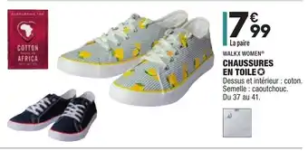 ALDI Chaussures en toile offre