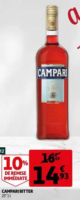 Auchan Campari bitter offre