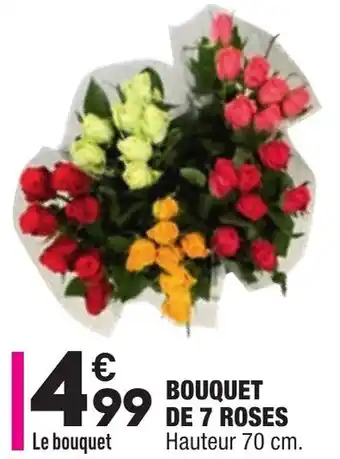 ALDI Bouquet de 7 roses offre