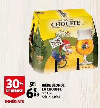Auchan La chouffe bière blonde offre