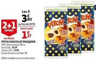 Auchan Pasquier pitch chocolat offre