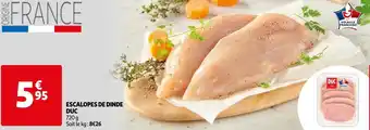 Auchan Duc escalopes de dinde offre