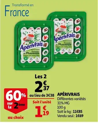 Auchan Apérivrais apérivrais offre