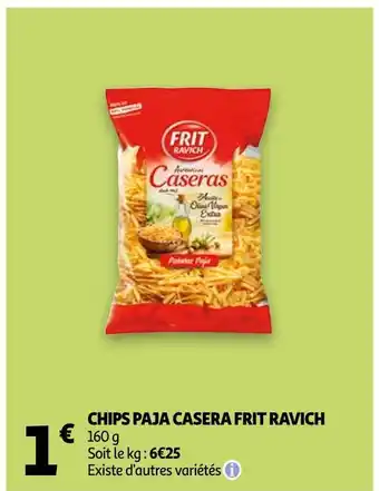 Auchan Frit ravich chips paja casera offre
