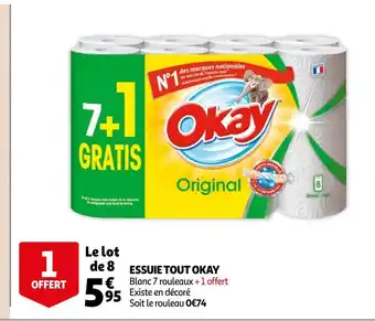 Auchan Okay essuie tout offre