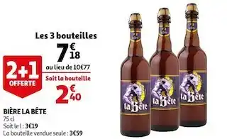 Auchan La bête bière offre