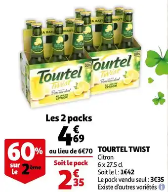 Auchan Tourtel tourtel twist offre