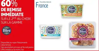 Blini bon plan sur la gamme de la marque blini