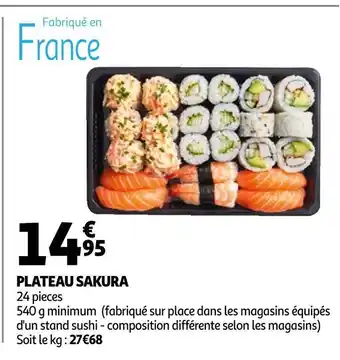 Auchan Plateau sakura offre