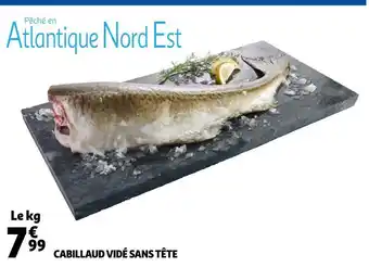 Auchan Cabillaud vidé sans tête offre