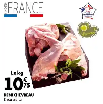 Auchan Demi chevreau offre