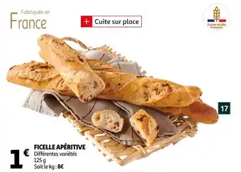Auchan Ficelle apéritive offre
