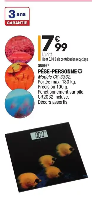 ALDI Pèse-personne offre