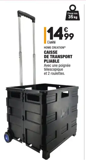 ALDI Caisse de transport pliable offre