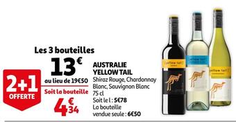 Auchan Yellow tail australie offre