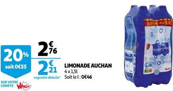 Auchan Auchan limonade offre