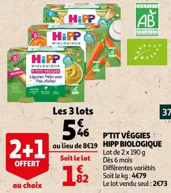 Hipp biologique p'tit véggies