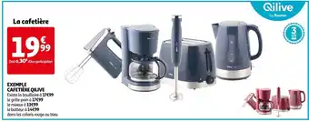 Auchan Qilive exemple cafetière offre
