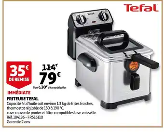 Auchan Tefal friteuse offre