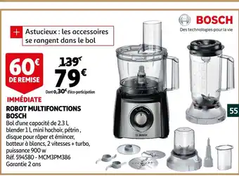 Auchan Bosch robot multifonctions offre
