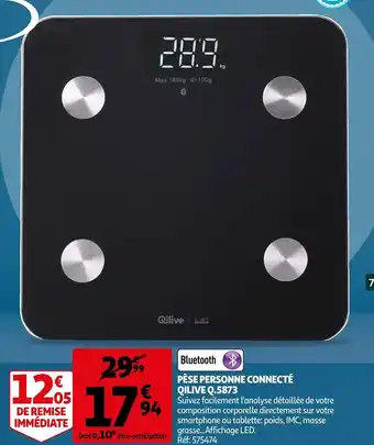 Qilive pèse personne connecté q.5873
