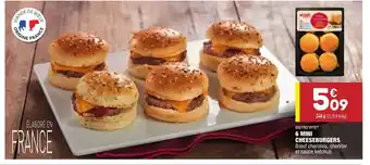 ALDI 6 mini cheeseburgers offre