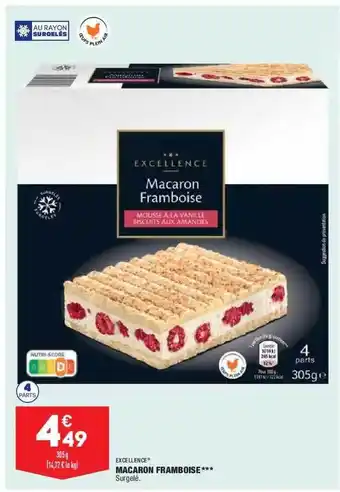 ALDI Macaron Framboise Excellence offre