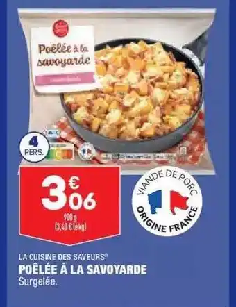 ALDI Poêlée à La Savoyarde La Cuisine Des Saveurs offre