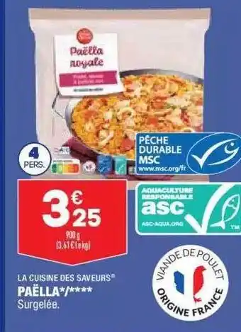 ALDI Paëlla La Cuisine Des Saveurs offre