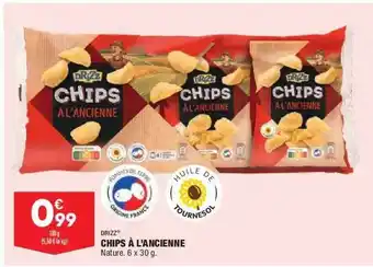ALDI Chips à L'ancienne Drizz offre