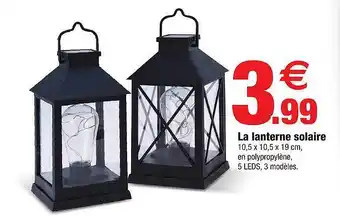 Bazarland La Lanterne Solaire offre