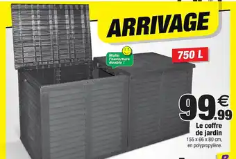 Bazarland Le Coffre De Jardin offre