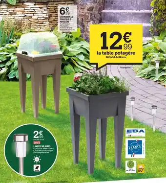 Centrakor Le Couvercle Pour Table Potagère, La Table Potagère, Lampes Solaires offre