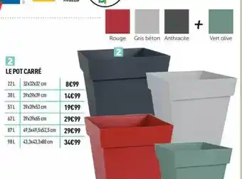 Centrakor Le Pot Carré offre