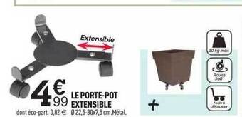 Centrakor Le Porte-pot Extensible offre