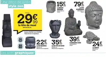 Centrakor La Bougie Bouddha, La Têt De Bouddha, Le Pot Bouddha, Le Pot Tête De David, Le Bouddha Assis, La Tortue, La Tête De Moaï offre