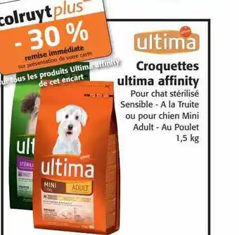 Colruyt Croquettes Ultima Affinity offre