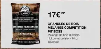 Costco Granulés De Bois Mélange Compétition Pit Boss offre