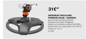 Costco Arroseur Circulaire Premium Pulse - Gardena offre