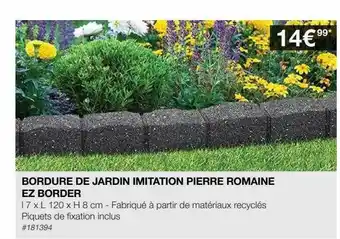 Costco Bordure De Jardin Imitation Pierre Romaine Ez Border offre