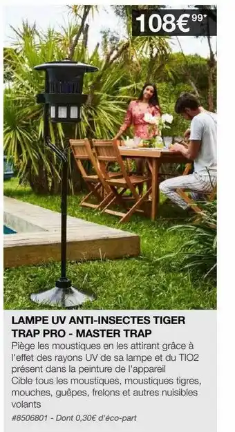 Costco Lampe Uv Anti-insectes Ttiger Trap Pro - Master Trap offre