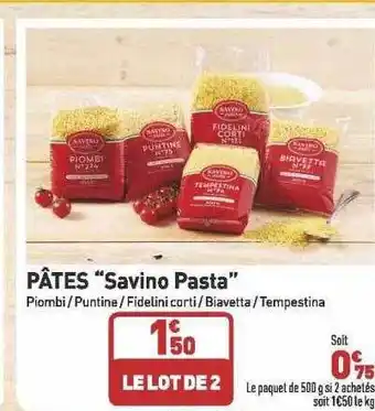 Grand Frais Pâtes offre