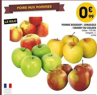 Supeco Pomme Boskoop - Jonagold - Granny Ou Golden offre