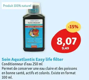 Soin aquatlantis easy life filter