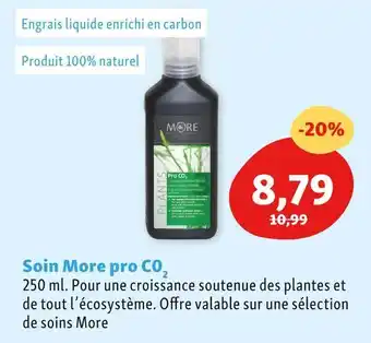 Maxi Zoo More soin pro c02 offre