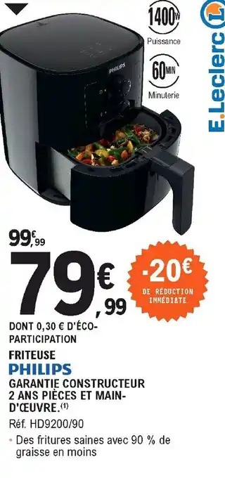 E.Leclerc Friteuse offre
