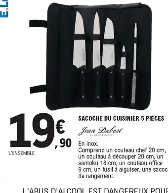 E.Leclerc Sacoche du Cuisinier 5 Pièces offre