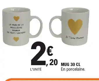 E.Leclerc Mug 30 CL offre